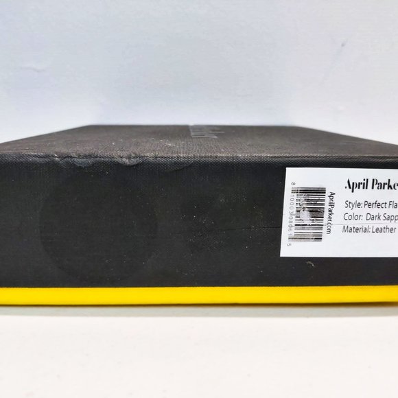 APRIL PARKER PERFECT FLAT - DARK SAPPHIRE - SIZE 5 - NEW NEVER WORN - Picture 2 of 5